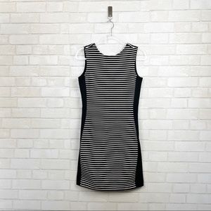 Athleta Striped Malta Black and White Dress Women's Size Small